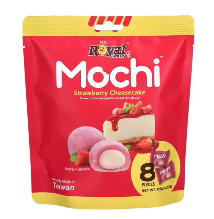 Royal Mochi Strawberry Cheesecake