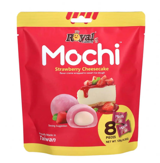 Royal Mochi Strawberry Cheesecake