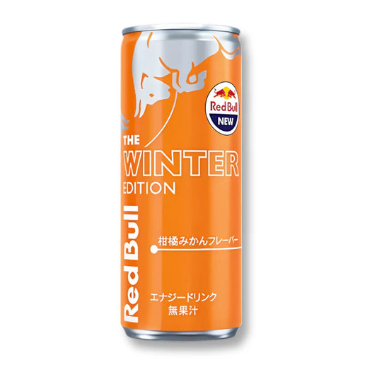 Red Bull Winter Édition Agrumes Mandarine Japonais